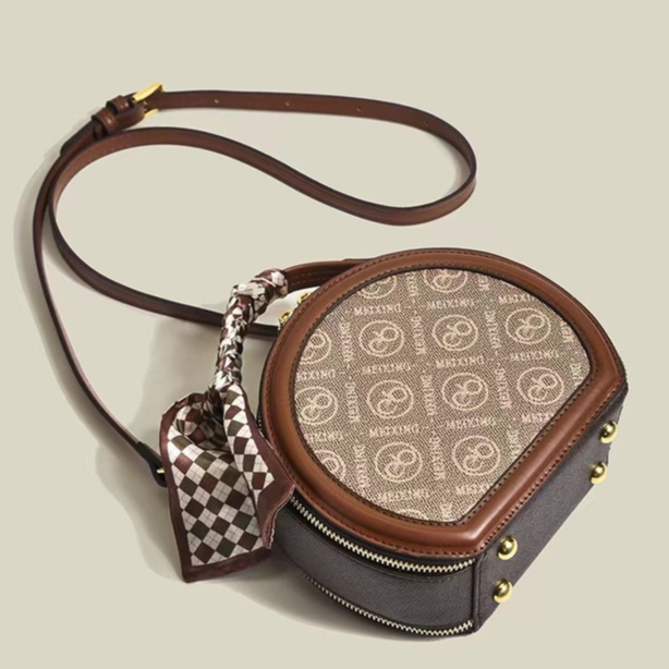 Túi Xách Đeo Vai Hình Tròn Nhỏ Nhắn Xinh Xắn Thời Trang 2023 Cho Nữ