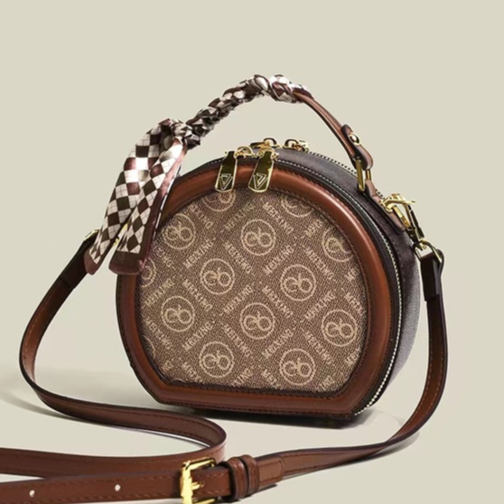 Túi Xách Đeo Vai Hình Tròn Nhỏ Nhắn Xinh Xắn Thời Trang 2023 Cho Nữ