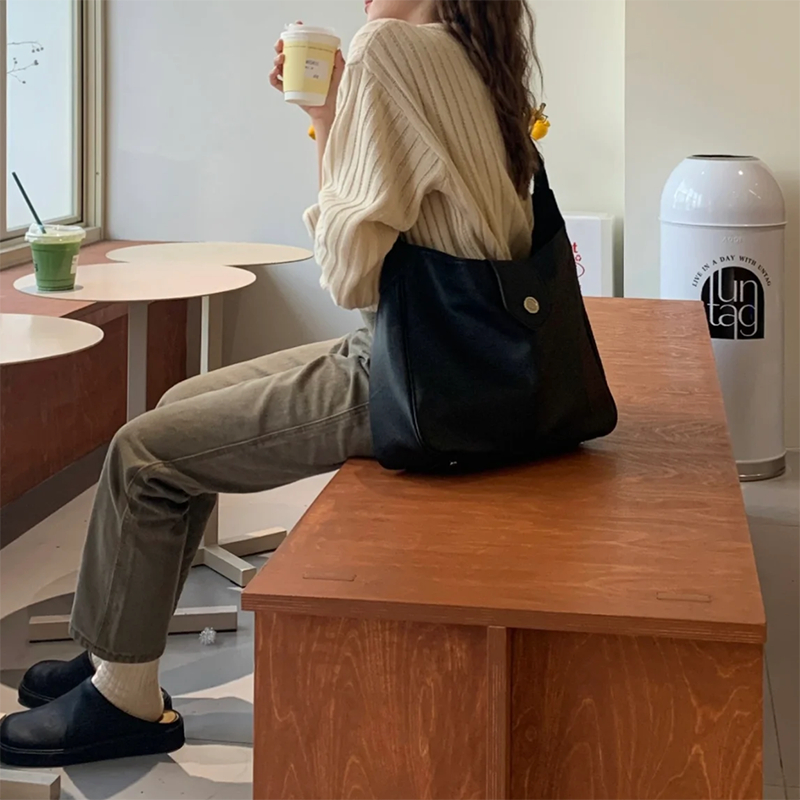 Túi Xách Da Bóng Phong Cách Hàn Quốc Thời Trang Cho Nữ