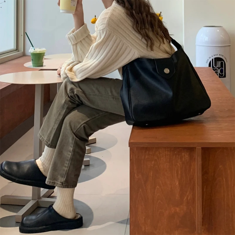 Túi Xách Da Bóng Phong Cách Hàn Quốc Thời Trang Cho Nữ