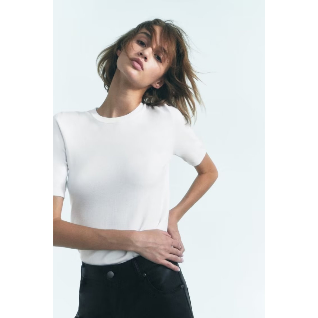 Zara Áo Dệt Kim Thời Trang Xinh Xắn Cá Tính Cho Nữ 8851017