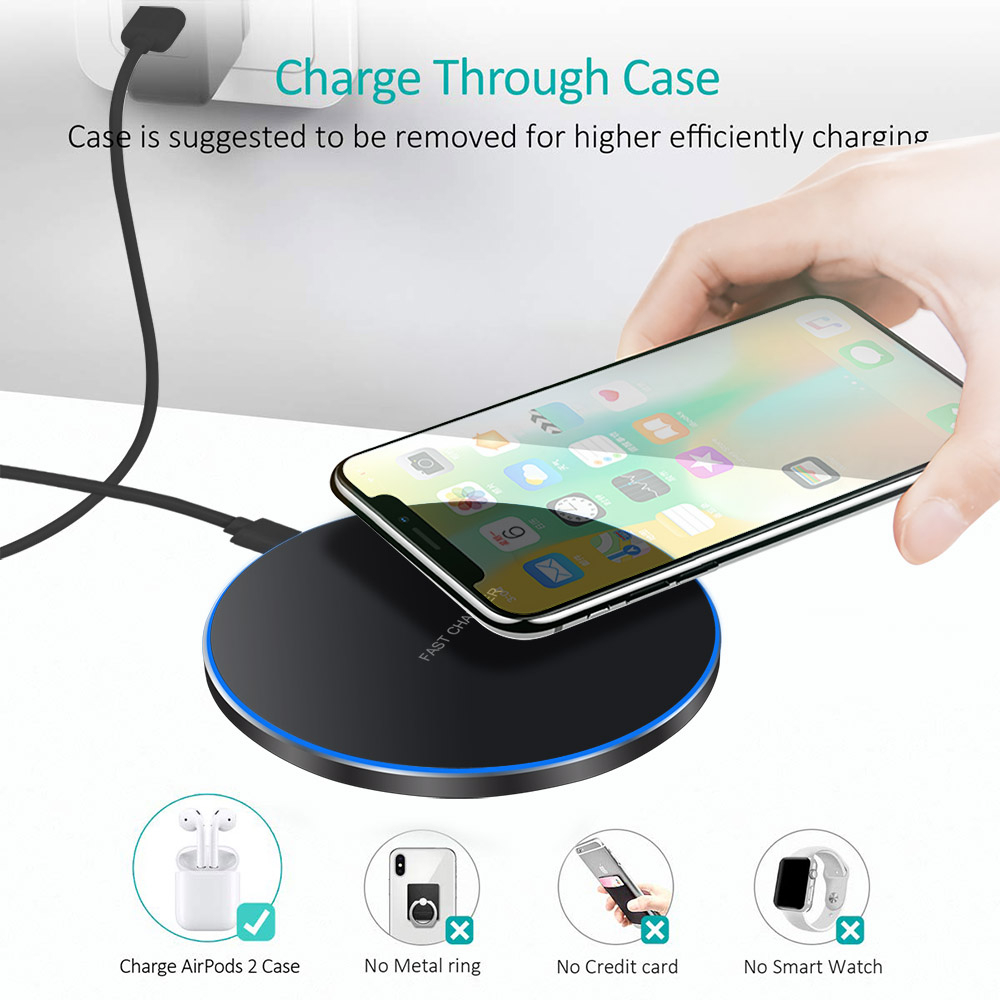 Đế sạc nhanh không dây Qi 60W cho điện thoại thông minh