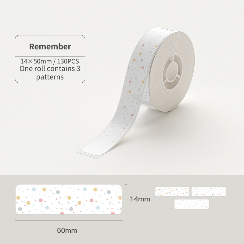 NIIMBOT D11/D110/D101 Nhãn Giấy In Họa Tiết Hoạt Hình Dễ Thương Tự Dính