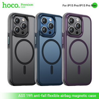 Hoco Ốp Điện Thoại Túi Khí Chống Sốc Chống Rơi Linh Hoạt Có Nam Châm Cho phone 15 pro max 15 plus as5