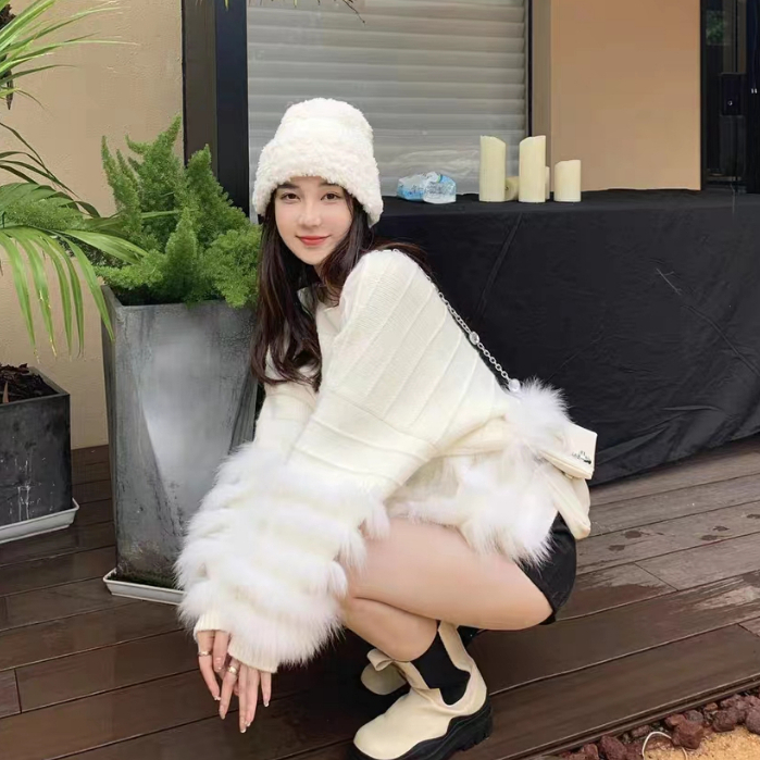 Áo Dệt Kim Tay Dài Dáng Rộng Thời Trang Mùa Thu Cao Cấp Dành Cho Nữ