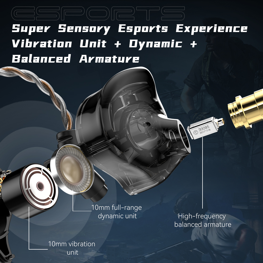 Trn Tai Nghe Nhét Tai hifi Có Dây + Năng Động + Cân Bằng