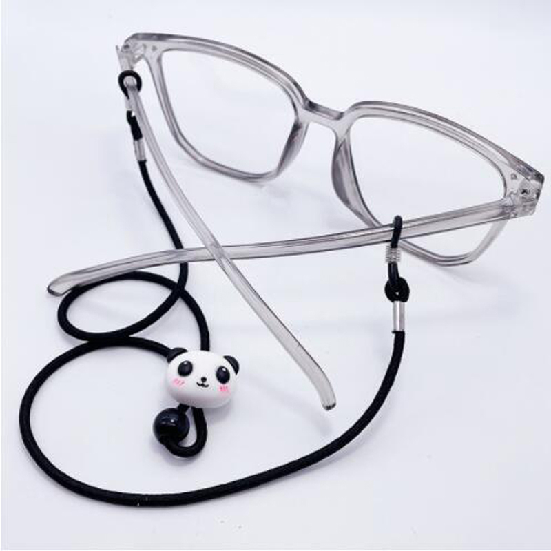 1 Dây Đeo Mắt Kính Co Giãn Chống Trượt Hình Gấu Trúc Dễ Thương Cho Bé Giá Đỡ