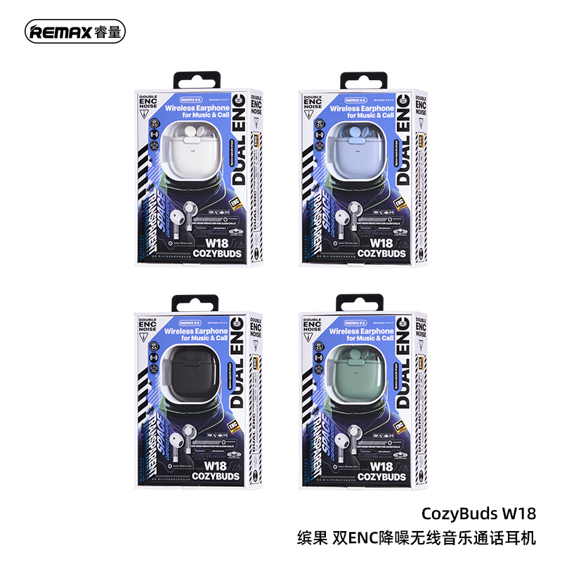 Remax Tai Nghe Không Dây Chống Ồn w18