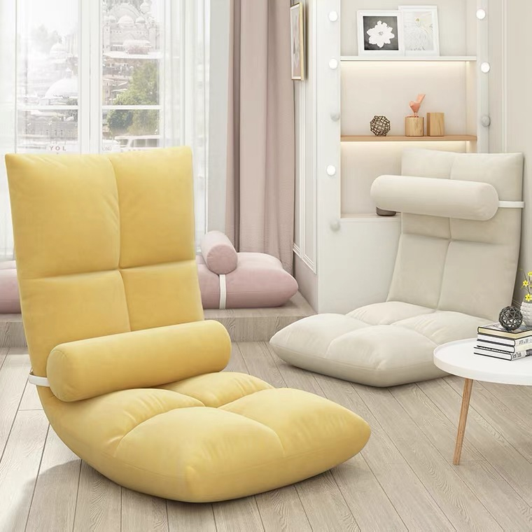Mauno. Ghế Sàn Có Hỗ Trợ Lưng Sofa Gấp Ngủ Giường Đi văng Chống Bẹp Đầu Chơi Game Thiền Cho Người Lớn