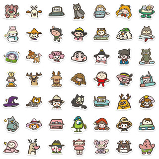 Set 100 sticker mini Dễ Thương Dán Trang Trí Sổ Tay