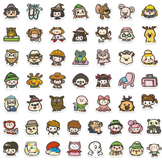 Set 100 sticker mini Dễ Thương Dán Trang Trí Sổ Tay
