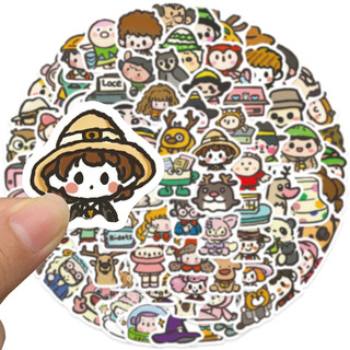Set 100 sticker mini Dễ Thương Dán Trang Trí Sổ Tay