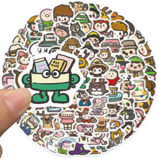 Set 100 sticker mini Dễ Thương Dán Trang Trí Sổ Tay