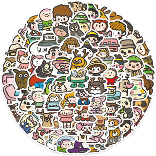 Set 100 sticker mini Dễ Thương Dán Trang Trí Sổ Tay