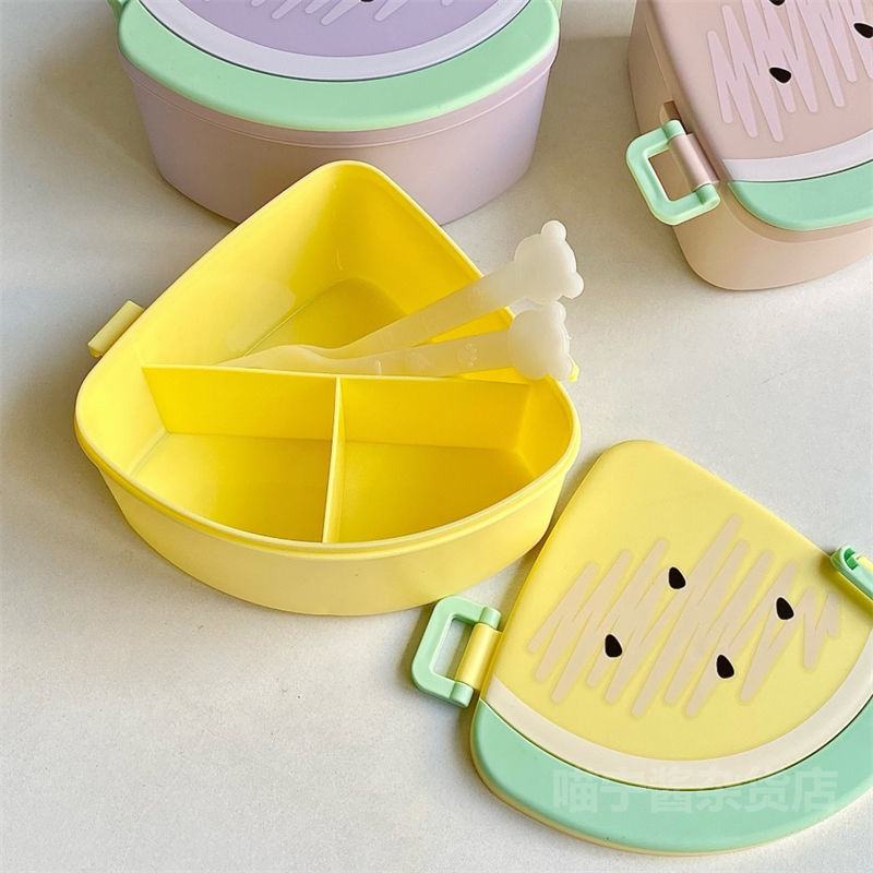 Mới! Hộp cơm Hình Dưa Hấu Dễ Thương Dung Tích 700ml