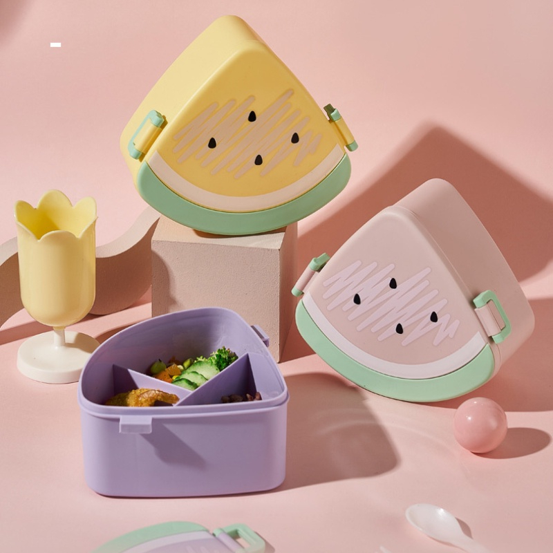 Mới! Hộp cơm Hình Dưa Hấu Dễ Thương Dung Tích 700ml