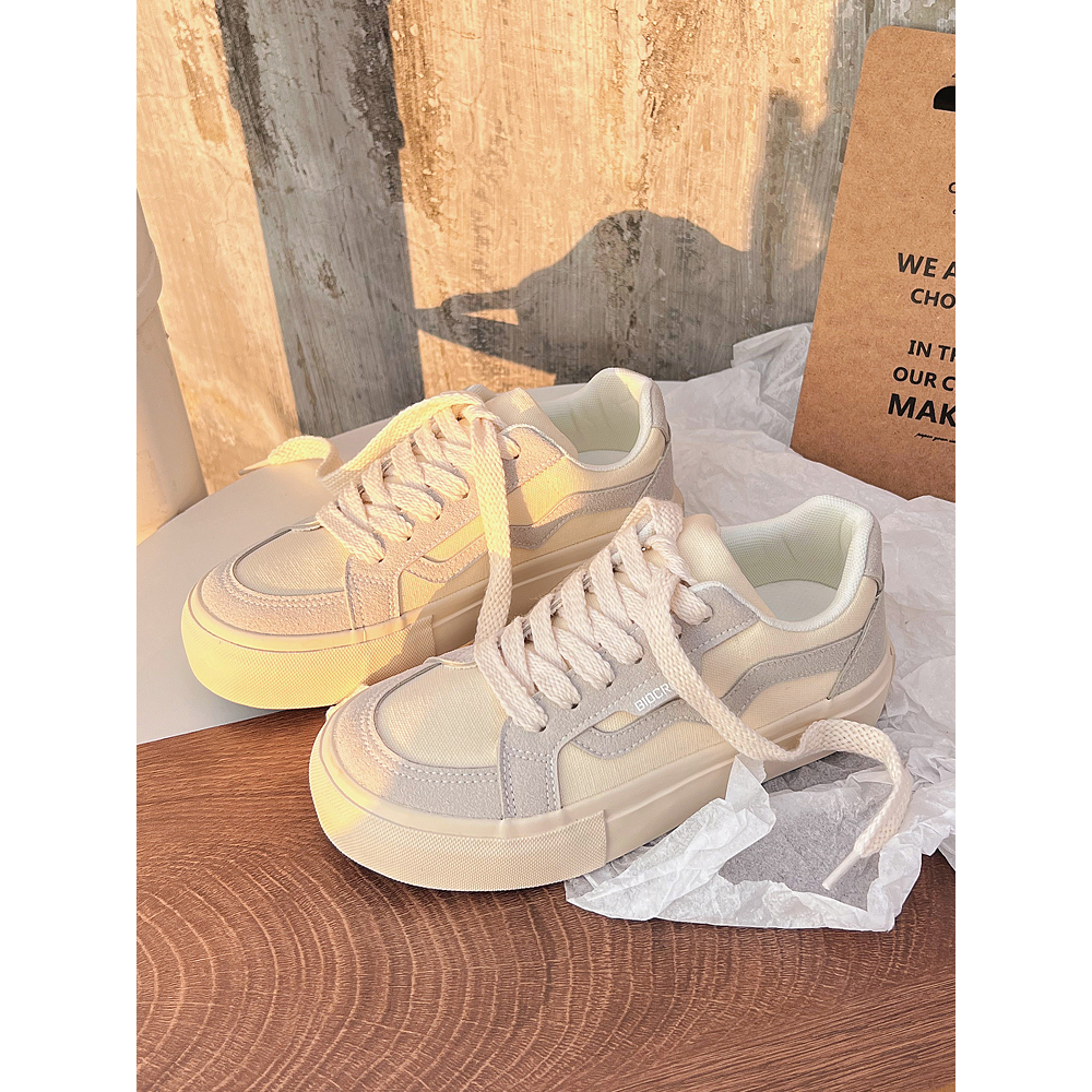 Giày Thể Thao Vải canvas Thắt Dây Mẫu Mới 2023 Phong Cách retro Mùa Hè Cho Nữ