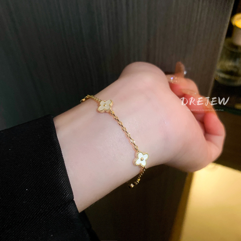 Vòng Tay Mạ Vàng 14k Đính Đá zircon Sang Trọng Thời Trang Hàn Quốc