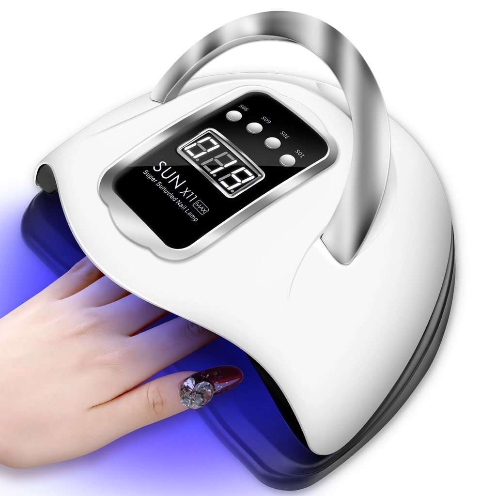 Máy hong khô móng tay Đèn móng tay phích cắm EU cao cấp chuyên nghiệp Máy hơ gel dùng hơ khô gel móng nail 66 bóng led 280W HZMBB0199