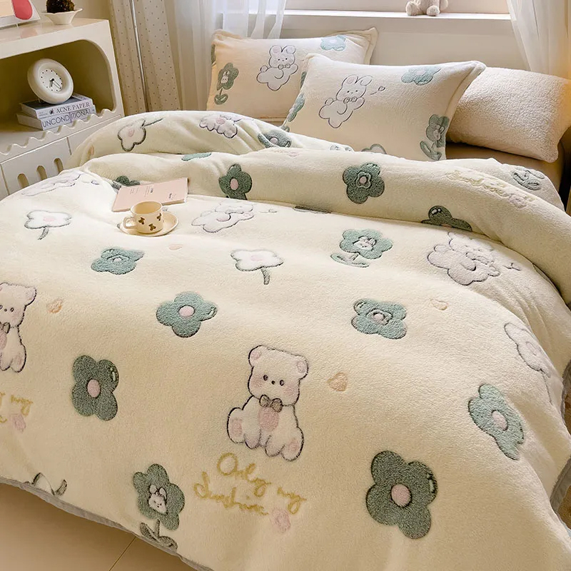 Chăn Nhung San Hô Êm Ái Thoải Mái Cho Ghế sofa / Văn Phòng