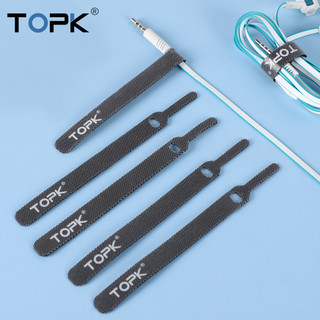 Dây dán Velcro tiện lợi TOPK J02 Tiện ích đa năng để sắp xếp cáp USB, dây chuột và dây tai nghe