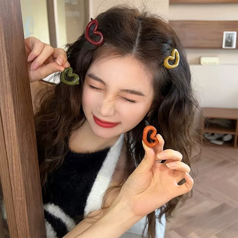 Set 10 KẹP TóC HìNh Ngôi Sao TráI Tim Dễ Thương Cho Nữ CHLINS