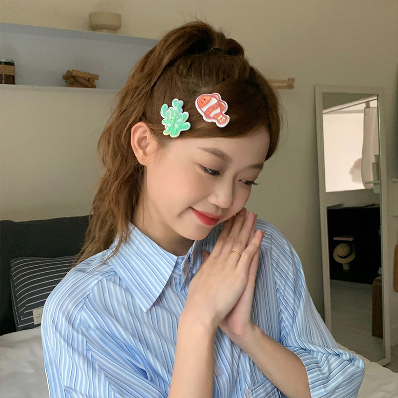 ✨✨Đại Dương! Kẹp Tóc Nữ Hình Sao Biển / Cá Heo Dễ Thương