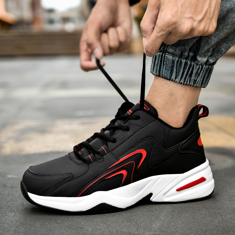 Giày Thể Thao tennis Nam Cổ Cao Đế Dày Bằng Da cotton Và Da Chống Nước size 39-48