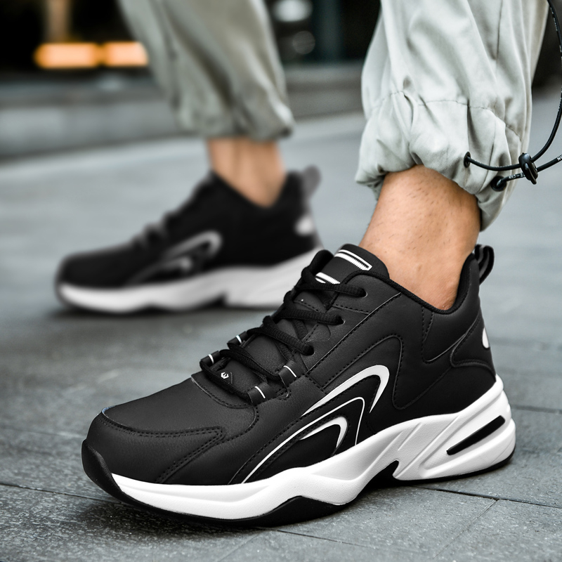 Giày Thể Thao tennis Nam Cổ Cao Đế Dày Bằng Da cotton Và Da Chống Nước size 39-48