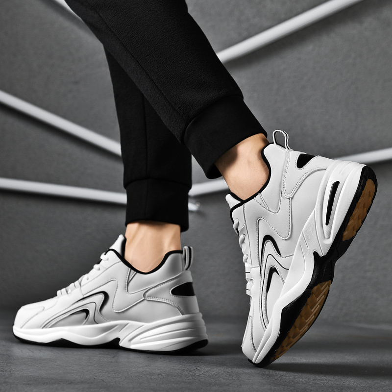 Giày Thể Thao tennis Nam Cổ Cao Đế Dày Bằng Da cotton Và Da Chống Nước size 39-48