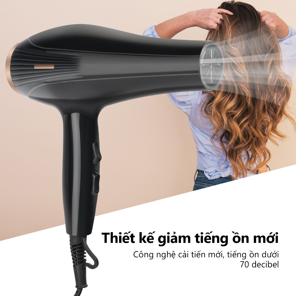 Cocoplo Máy Sấy Tóc ion Cao Nhanh Khô Tạo Kiểu Tóc salon