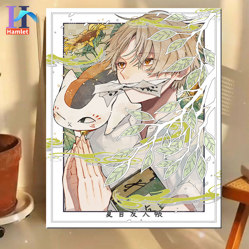 Tranh Vẽ Tay Hình Nhân Vật Hoạt Hình Nhật Bản 30 * 40cm