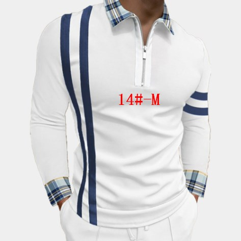 Áo nam Ngắn Tay Cổ Bẻ Phối Màu Tương Phản Thời Trang