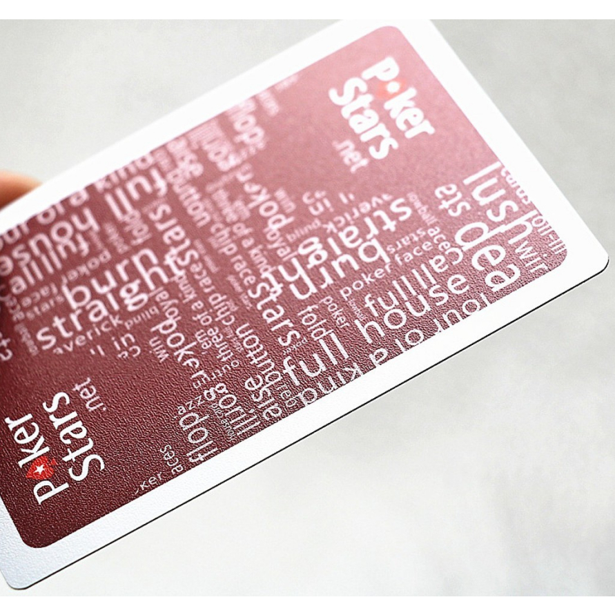 Bộ bài tây nhựa Poker star bền đẹp chống nước 100% Plastic 88 * 63 mm