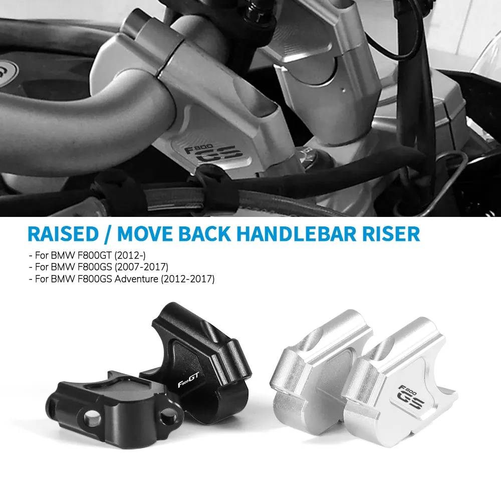 Tay Lái Xe Máy Nâng Kéo Tay Cầm Thanh Kẹp Mở Rộng Adapter Cho Xe BMW F800GT 2012-2023 F800GS F800 GS