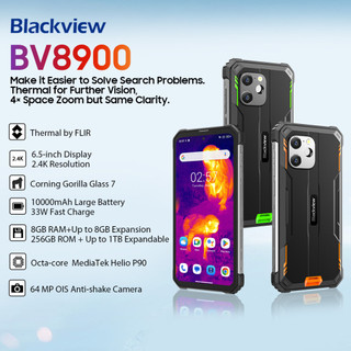  Điện thoại thông minh BLACKVIEW BV8900 chắc chắn  6.5''  8GB + 256GB  
