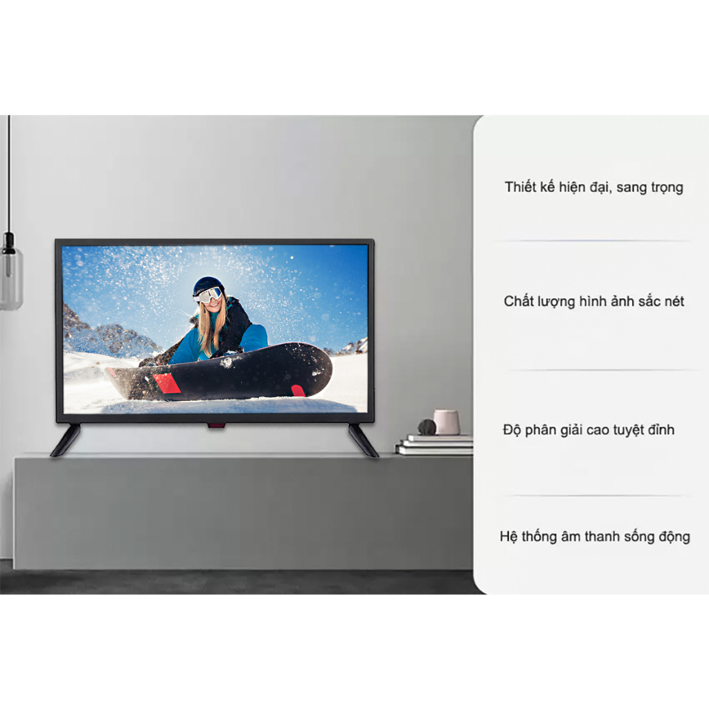 Khung tv Kỹ Thuật Số cflgr 19 / 20 / 22 / 24 inch tv-av / vga / hdmi / usb / t2 Chính Hãng 1