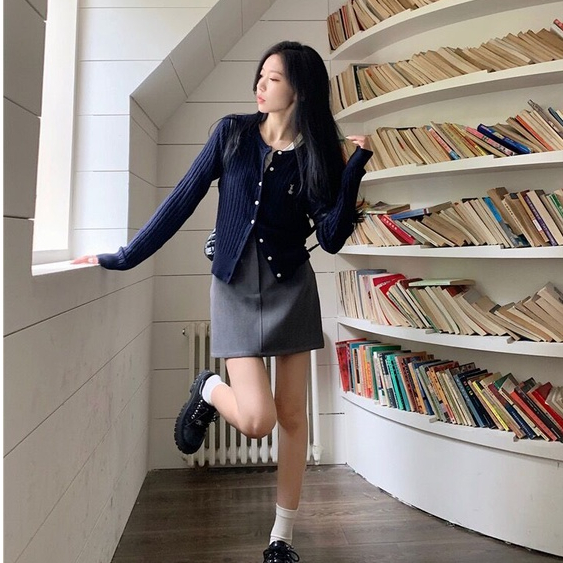 KIKONEY SHOP cardigan Áo Len áo  cardigan áo khoác cardigan 2023 New Style 081428