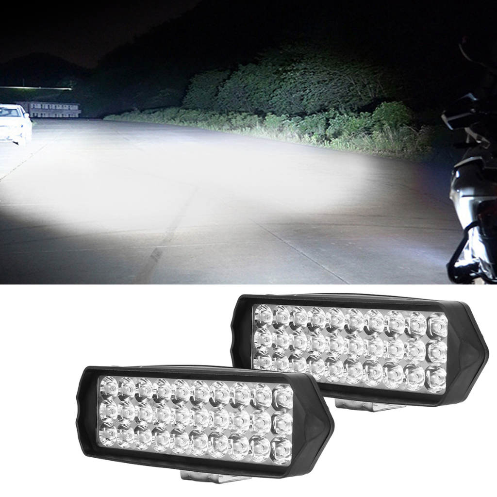1 Đèn Pha 30 Bóng led 12v Cho Xe Máy