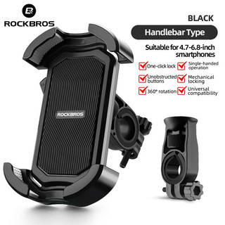  Phụ Kiện Chuyên Dụng Cho Xe rockbros rockbros 360 Độ 360 Độ ° Giá Đỡ Điện Thoại Có Thể Điều Chỉnh Đa Năng Cho Xe Đạp Xe Máy 