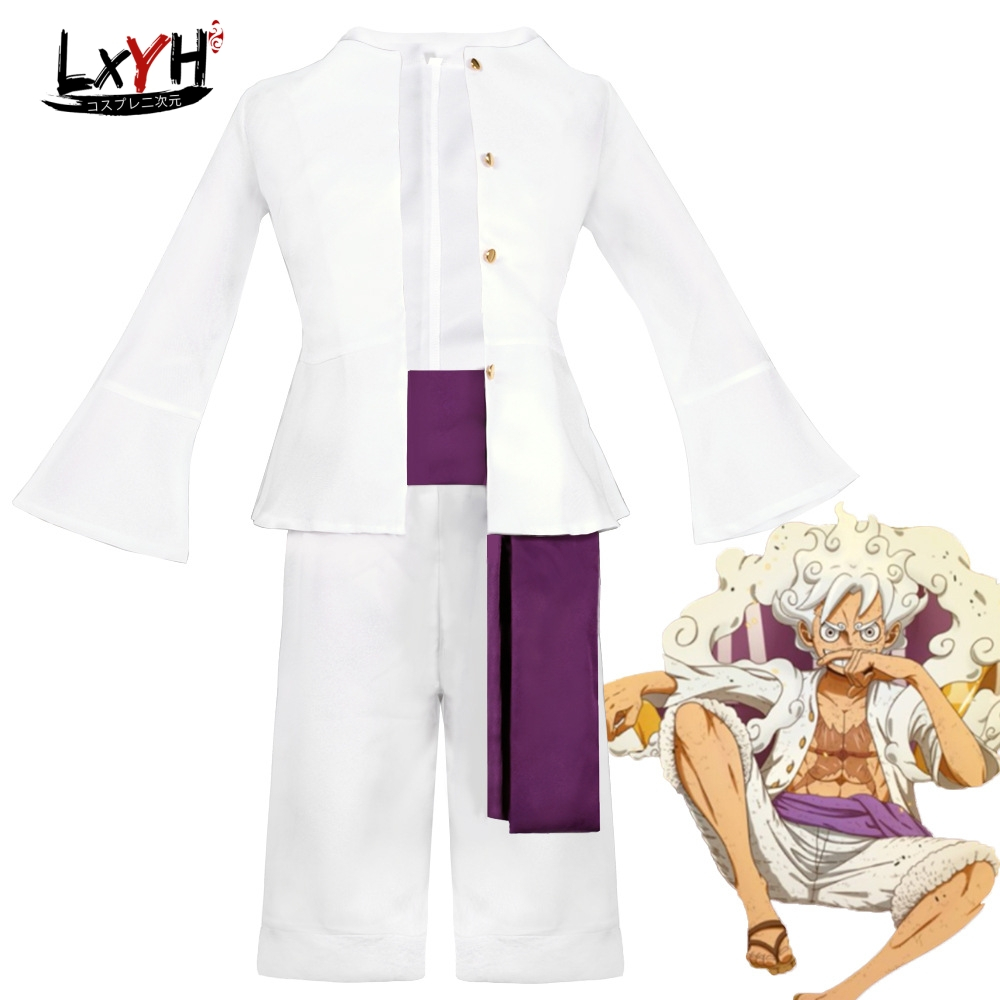 One Piece Monkey D. Luffy Cosplay Trang Phục Hóa Trang Anime Hoạt Hình Trang Phục Halloween Đảng Quần Áo Trang Phục Hóa Trang
