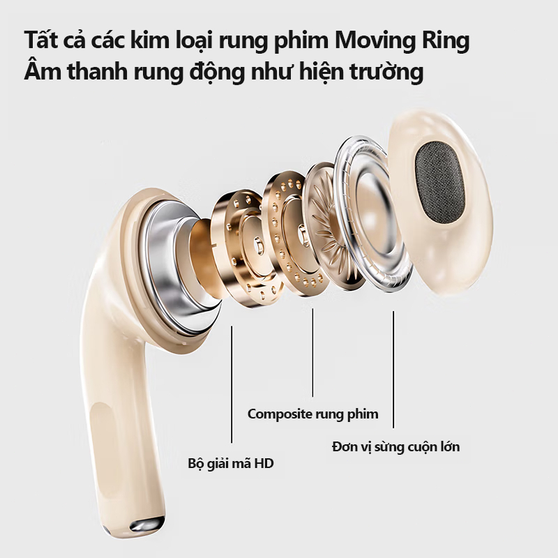 Tai nghe không dây Mini 100% Disney Pro4 TWS Có Micro