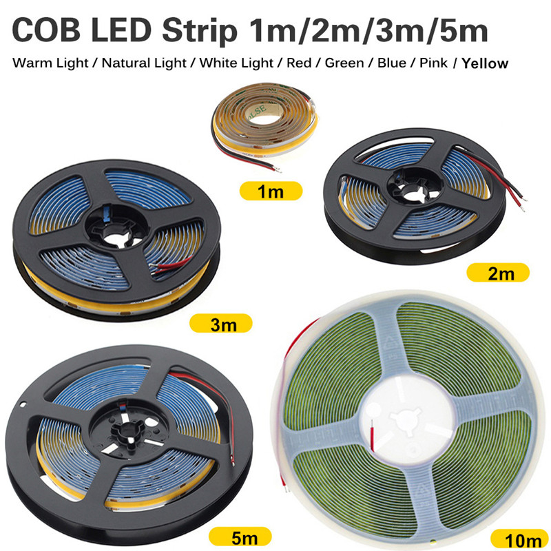 Dc Dây Đèn led cob dc12v 24v Cảnh Báo Trang Trí Xe Hơi Xe Tải