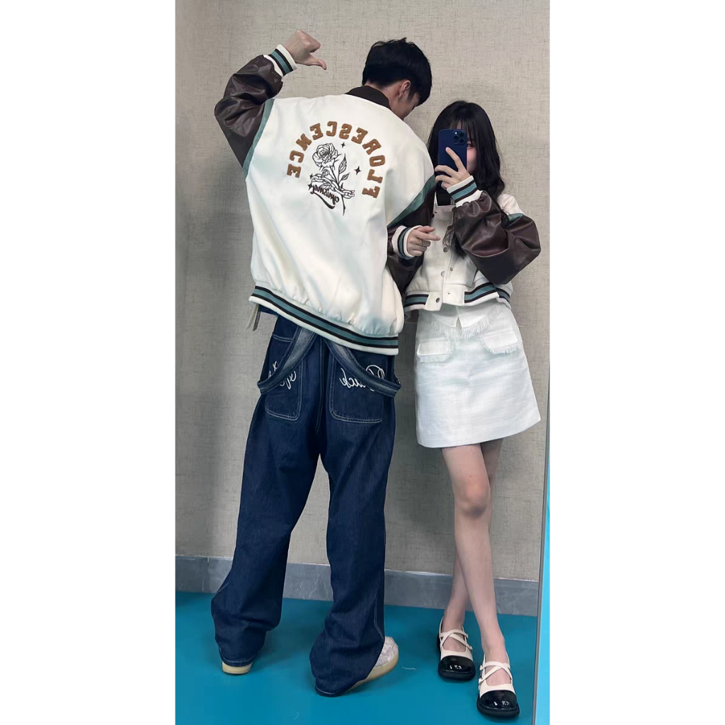 Áo Khoác Tay Dài In Họa Tiết Phong Cách harajuku Thời Trang Thu Đông Cho Nam