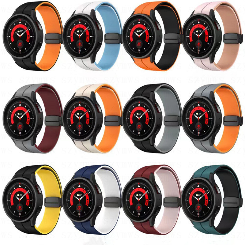 Dây Đeo Silicon Từ Tính Cho Đồng Hồ Thông Minh samsung watch 6 / 6 classic 5 / 5 pro samsung watch 4 4 classic