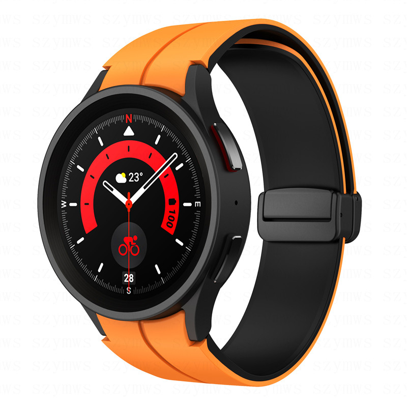 Dây Đeo Silicon Từ Tính Cho Đồng Hồ Thông Minh samsung watch 6 / 6 classic 5 / 5 pro samsung watch 4 4 classic