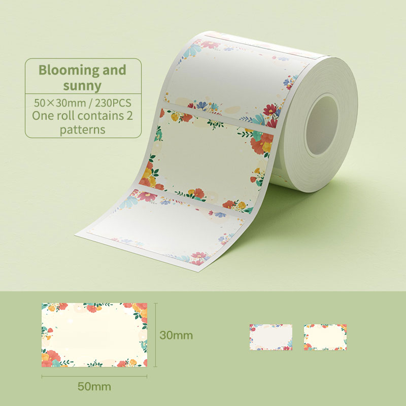 Giấy dán nhãn NIIMBOT B21/B1/B3S tự dính họa tiết hoạt hình dễ thương đa dạng