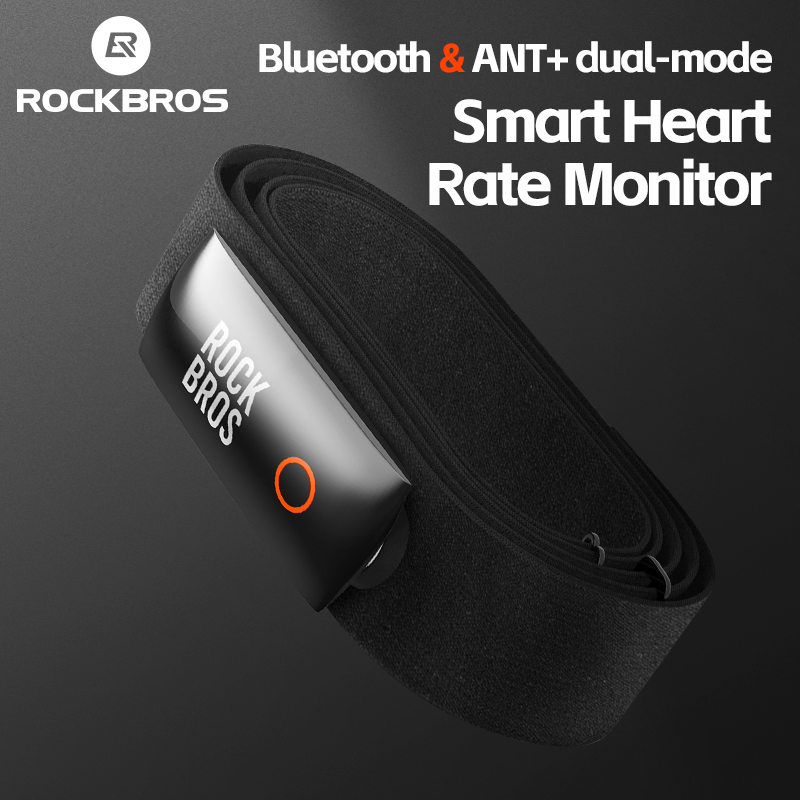 Rockbros Đai Đo Nhịp Tim ipx7 + bluetooth strava Mageva Sạc Lại Được Tiện Dụng