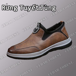 SHANMUSENLIN  Giày Da Thoáng Khí Phong Cách Hàn Quốc Cho NamGiày nam Thể thao Thư giãn Thời trang