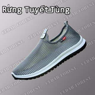 SHANMUSENLIN  Giày lười  thoáng khí mới cho nam Dệt bay, thoáng khí, giày lười, giày lộiGiày nam Thể thao Thư giãn Thời trang